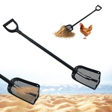 Sand Sifting Shovel, Detachable Beach Sifter Scooper with Adjustable Length H...