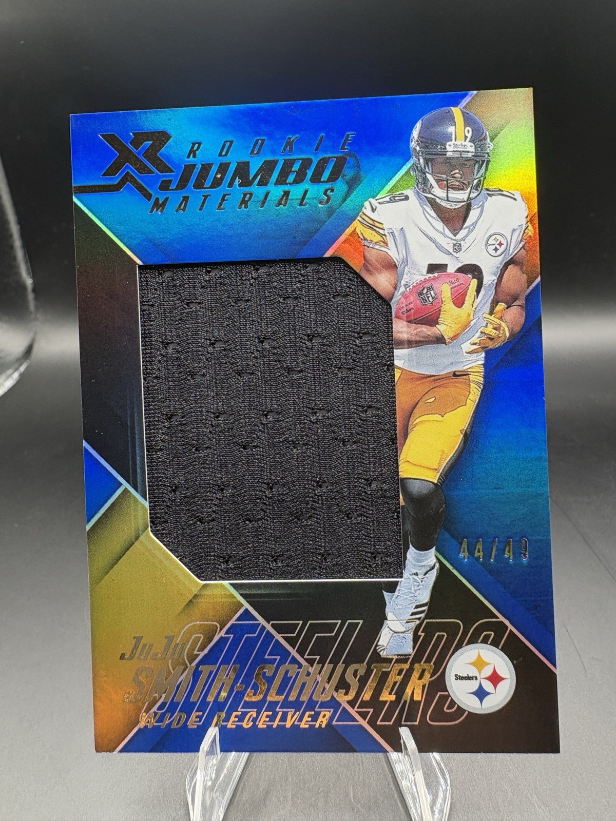 2017 Panini XR - Rookie Jumbo Materials JuJu Smith-Schuster #RJM-JSS Blue /49...