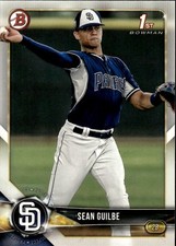 2018 Bowman Draft #BD-144 Sean Guilbe San Diego Padres