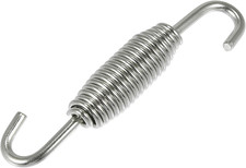 Motorcycles Universal Exhaust Pipe Spring 65Mm 2.6" Stainless Steel Exhaust Pipe