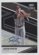 2020 Panini Elite Extra Edition Opti-Chrome Signatures Justin Foscue Auto 0rd2