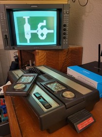 WORKING Mattel Intellivision Console Bundle Lot, 19 Games TESTED CONTROLLERS