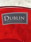 Dublin Crystal Highball Glass Collection  Set Of Four (4) 12oz Red Xmas NEW! — photo 6