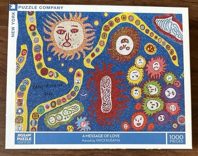 A Message of Love by Yayoi Kusama 1000 Piece Jigsaw Puzzle NYPC MTA RARE