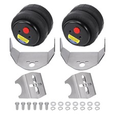 Rear Air Suspension Weld-on 2500 Bags Wmounting Brackets Air Ride Kit