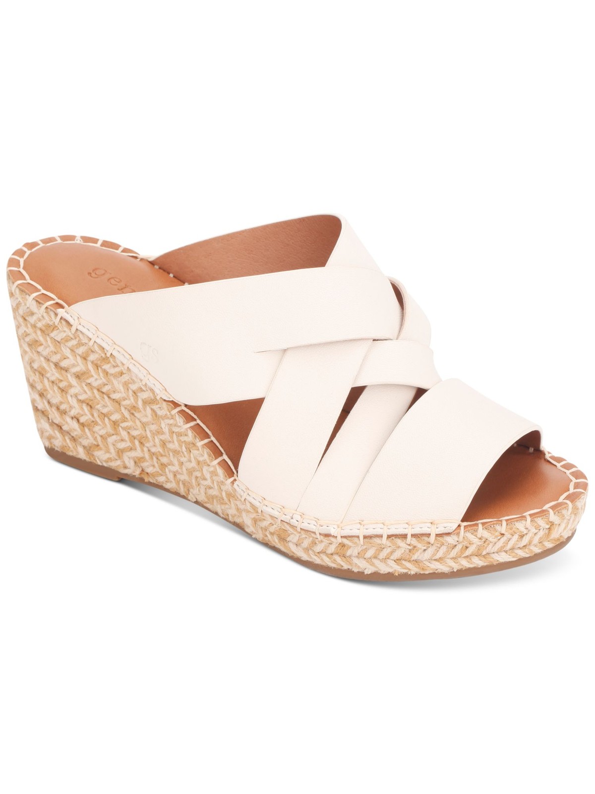 GENTLE SOULS KENNETH COLE Womens White Charli Wedge Espadrille Shoes 65 M 13290₽