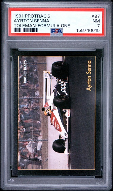 1991 Protrac's Formula One Toleman #97 Ayrton Senna PSA 7