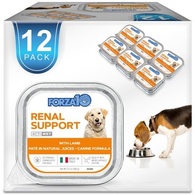 Vet-Formulated Wet Dog Food for Kidney Support, Non-GMO Lamb, 12 Pack