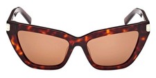 MCM MW0010 52E Tortoise Cateye Plastic Sunglasses 54-16-140