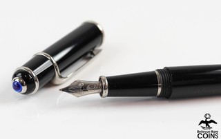 Cartier Cartridge Fountain Pen 18K White Gold Nib w/o Box