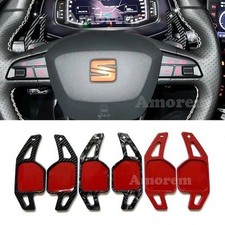 Steering Wheel Paddle Shift Extensions ABS Carbon Look Pair