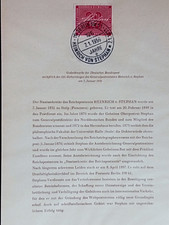 Alt Berlin ETB Nr. 1 e Ersttagsblatt 7.1.1956 Heinrich von Stephan Michel 300 &euro;