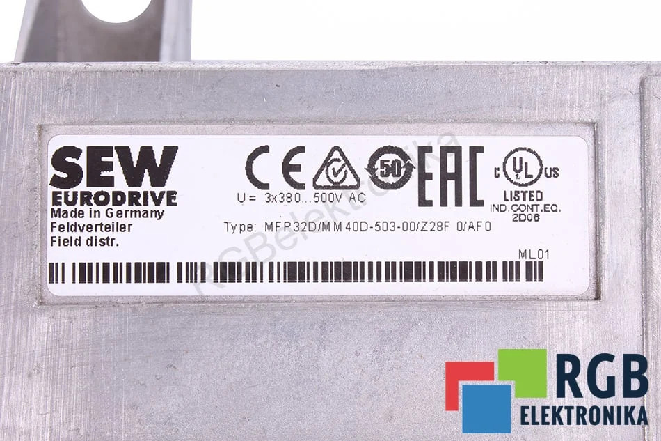 MFP32D/M M40D-503-00/Z28F SEW EURODRIVE - Reconditionné - Garantie 24 mois