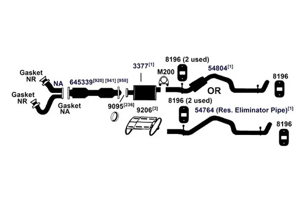 For Ford Bronco II 1985-1990 AP Exhaust 54764 Exhaust Tailpipe - Imagem 4 de 4