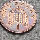 UK 2007 1p Decimal Coin Elizabeth II Portcullis w/ Chains - KM#1053 — photo 6