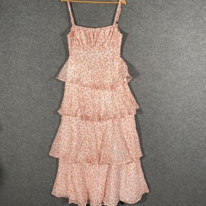 blush formal maxi dress Eliza Blush Pink Pleated Maxi Dress S (2-4 US)