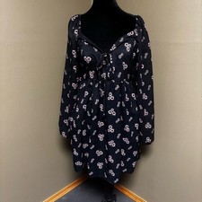 Old Navy Floral Printed Long Sleeve Dress size Medium