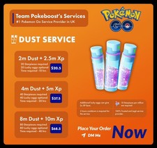 Pok&eacute;mon Go 4m Stardust /FAST/READ DESCRIPTION 