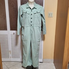 Vintage Womens Lee Union-Alls Denim Coveralls Jumpsuit Workwear - Large