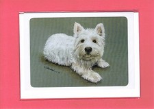 West Highland Terrier (Westie) Greeting Card / Notelet (Blank inside) #610117