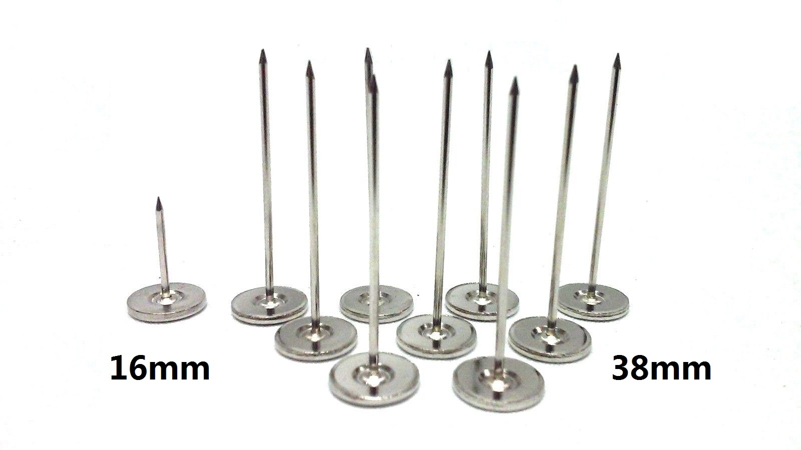 200 pcs Extra Long 38mm Anti Theft and Loss Prevention Pins for EAS Sensor Tag