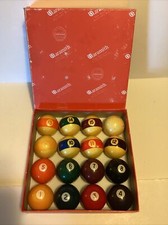 Aramith Belgian Billiard Pool Ball Set Continental by Saluc 21/4" Phenolic Resin