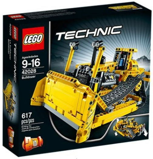 Lego Bulldozer 42028 Technic Minifigure Building Set 5702015122566