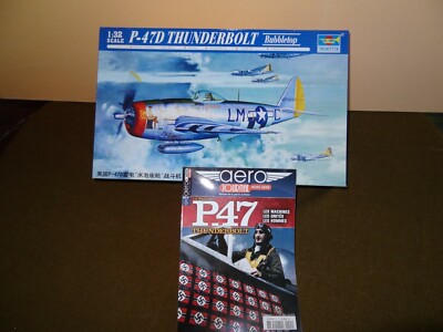 Maquette Trumpeter 1/32 P-47D Thunderbolt Bubbletop - Neuf, Avec 2 Revues
