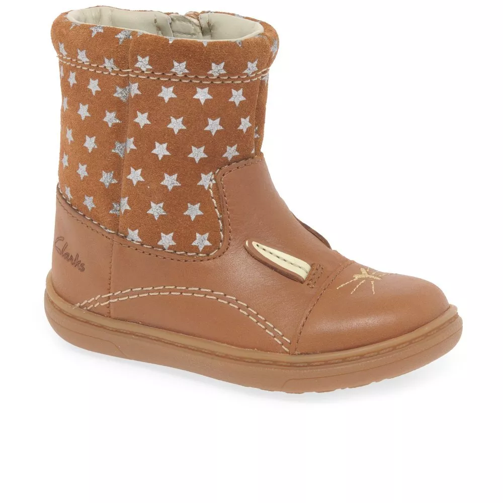 Clarks Flash Ear T Girls First Boots