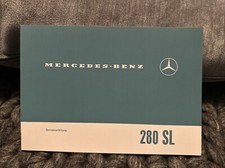 Mercedes Benz Bedienungsanleitung 280 SL 8/70 sehr gut
