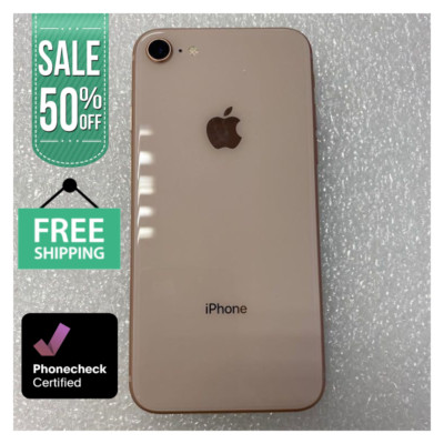 Apple iPhone 8 128GB 64GB Gold / Red Factory Unlocked T-Mobile AT&T Verizon