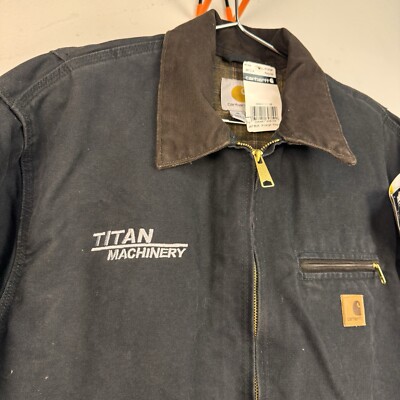 VTG NOS Carhartt J97 BLK Detroit Jacket Mens Sz XL Blanket Lined