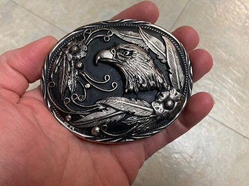 Vintage SSI Made in the USA Belt Buckle 