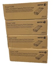 XEROX PHASER 6280 Standard Capacity, Print Cartridges 1MAGENTA ,2 BLACK,1YELLOW