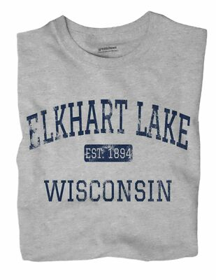 #ad #ad Elkhart Lake Wisconsin WI T Shirt EST $18.99