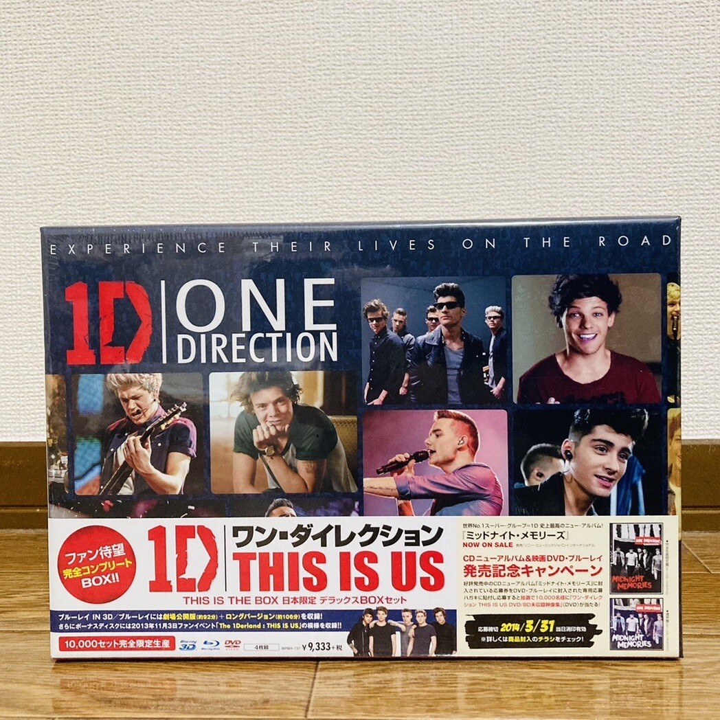 One Direction THIS IS US THIS IS THE BOX Japan Limited Deluxe BOX