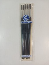 6 Vintage Grumbacher paint brushes 6 9454 USA
