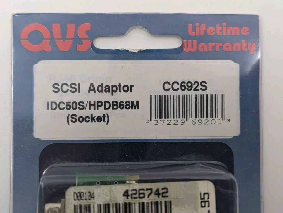 [NOS] QVS SCSI Adaptor CC692S - IDC50S/HPDB68M (Socket) - Image 2 of 4
