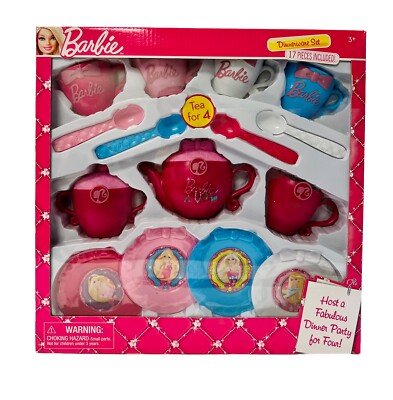 Barbie Tea Set Pretend Play