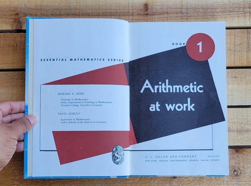ARITHMETIC AT WORK ~BOOK 1~ VINTAGE 1955 BOOK BY HOWARD F. FEHR & VERYL SCHULT - Bild 5 von 23