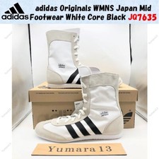 adidas Originals WMNS Japan Mid Footwear White Core Black JQ7635 Women's Size