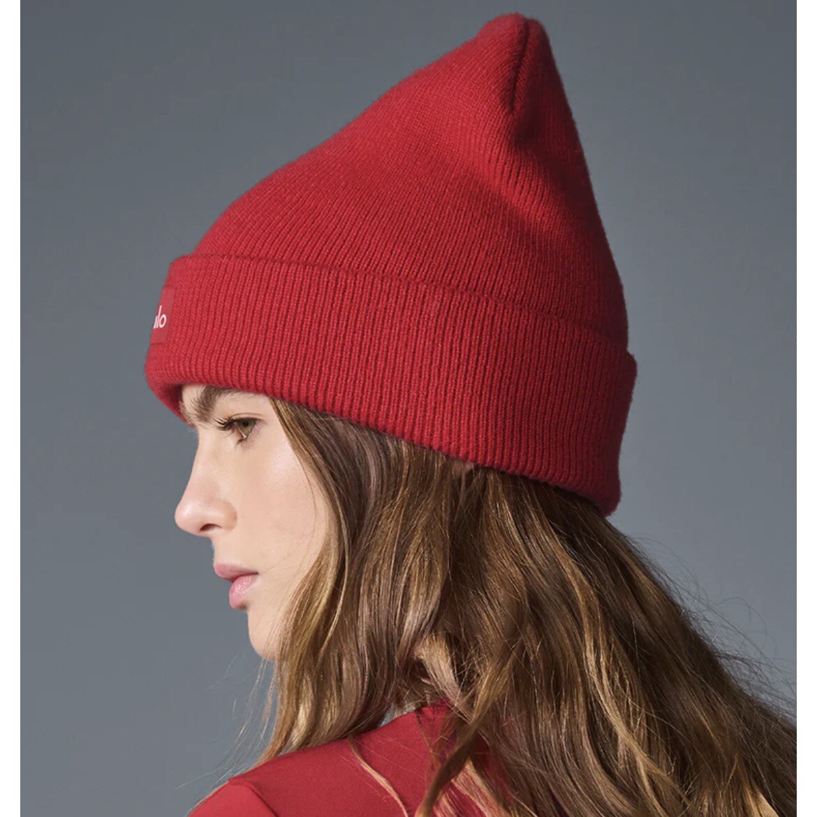 Alo Everyday Beanie NWT Bold Red | eBay