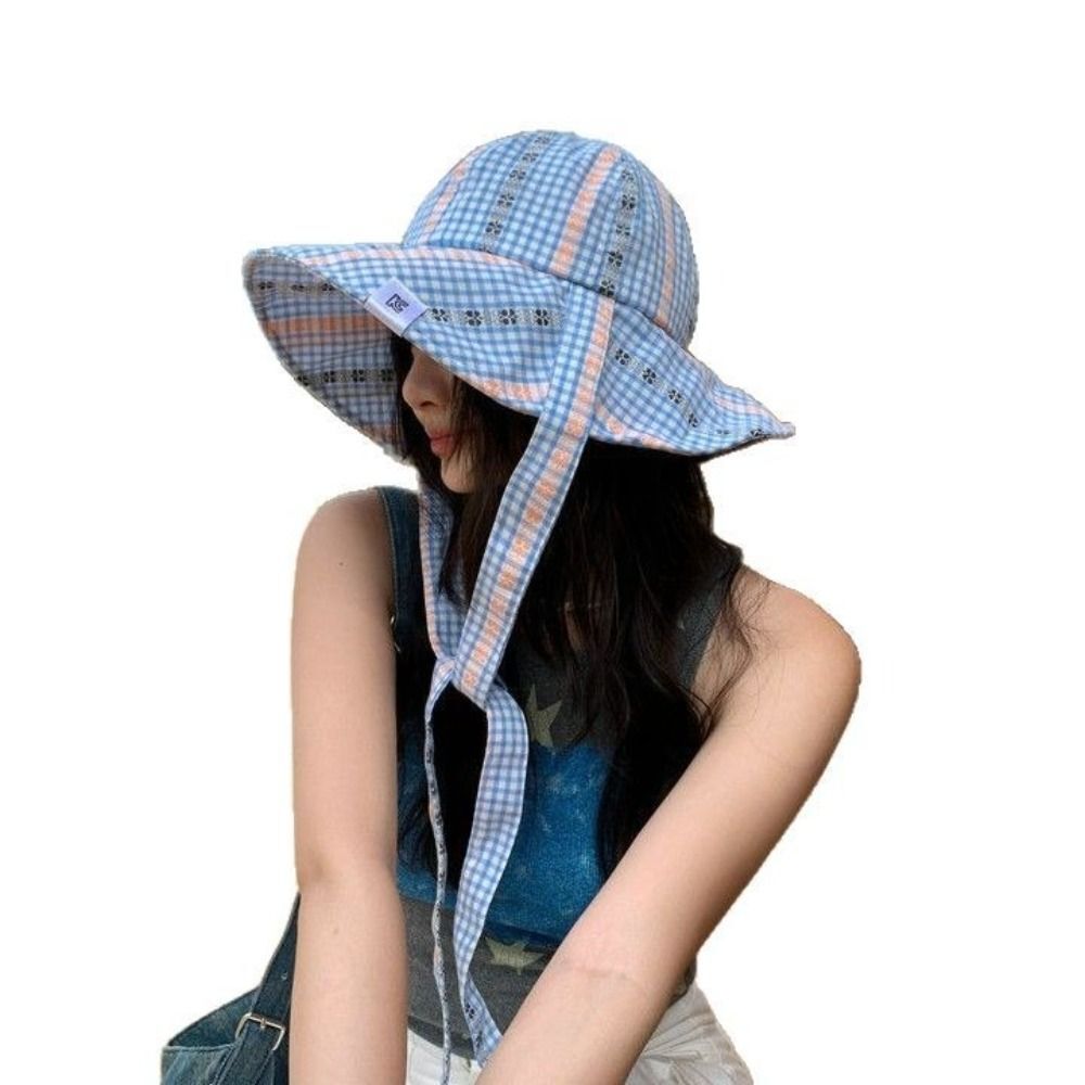 APL Cappello da Sole ad Asciugatura Rapida Traspirante a Quadri Bucket Cap Spiaggia