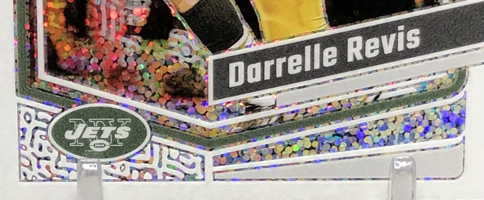 2023 Optic Darrelle Revis WHITE SPARKLE PRIZM REWARDS PACK EXCLUSIVE SSP No. 152 - Image 3 of 4