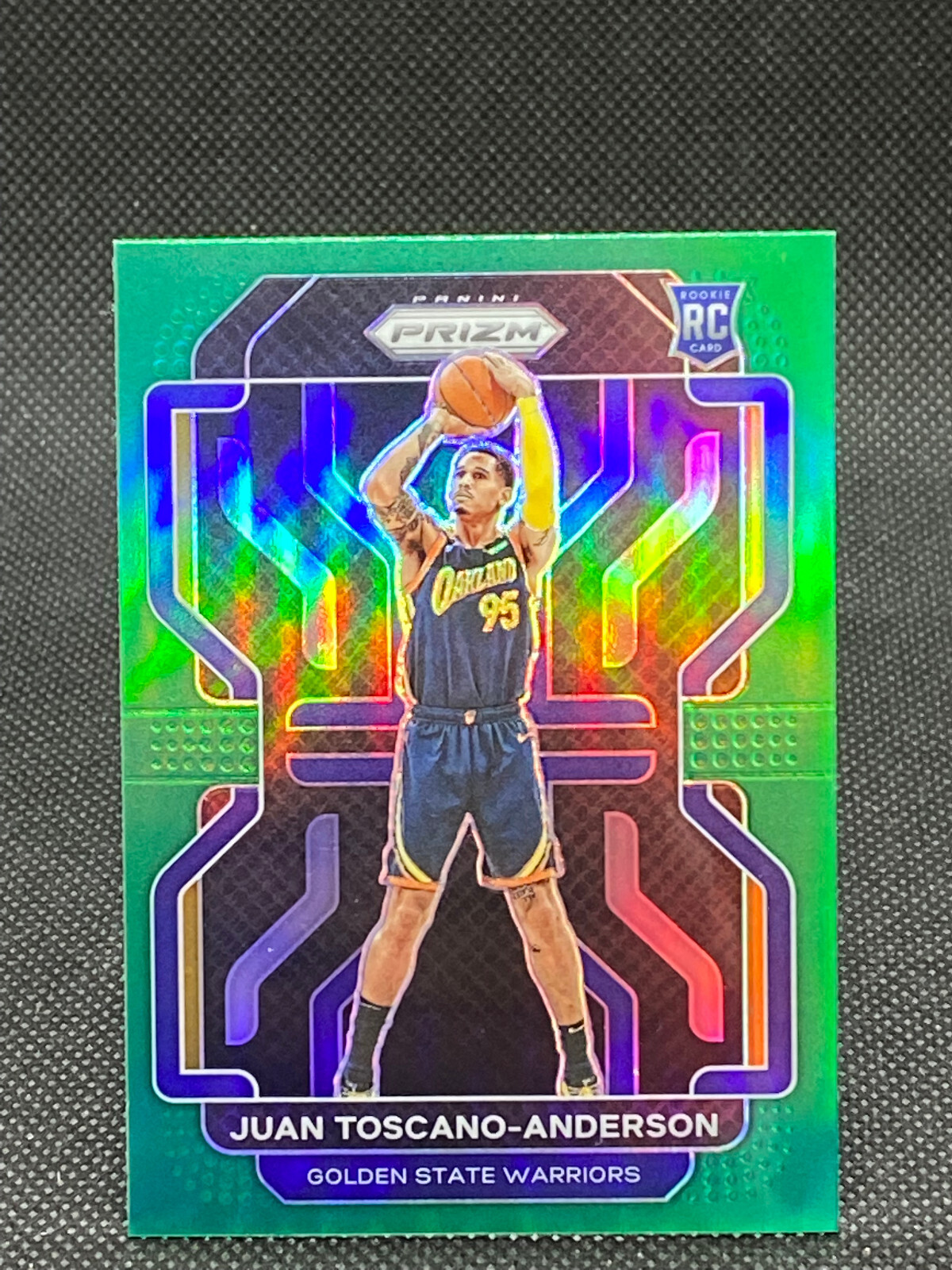 2021 Panini Prizm Green RC Juan Toscano Anderson Golden State Warriors #295