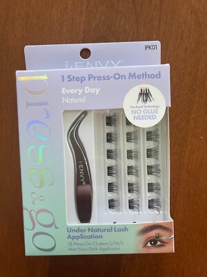 i-ENVY Press & Go Press On 1 step press on method natural lash application ipk01