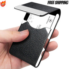 Professional Business Card Holder PU Leather Business Card Case Name Card Holder