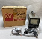 Vintage Sony Trinitron KV-5200 Portable TV With Box Tested, Works