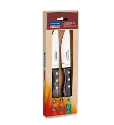 Tramontina: Churrasco Jumbo Steakmesser - 2er Set