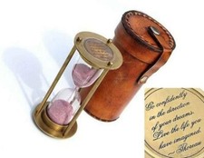 Sand Timer Hourglass Brass Nautical Maritime ...